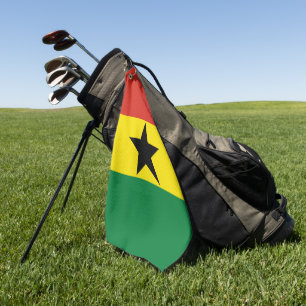 Serviette De Golf Flag du Ghana