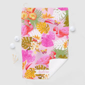 Serviette De Golf Flamant rose Garden Rose (En situation)