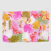 Serviette De Golf Flamant rose Garden Rose (Horizontal)