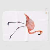 Serviette De Golf Flamant rose rose (Horizontal)