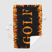 Serviette De Golf Flames (En situation)