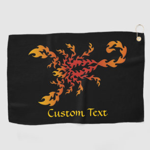 Serviette de golf Flames Scorpion