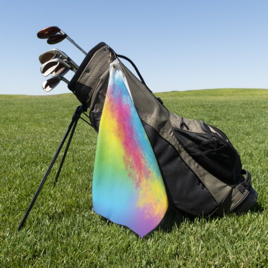 Serviette De Golf flash de couleur (Vert)