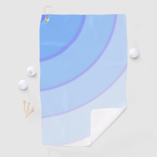 Serviette De Golf Flèches bleues (En situation)