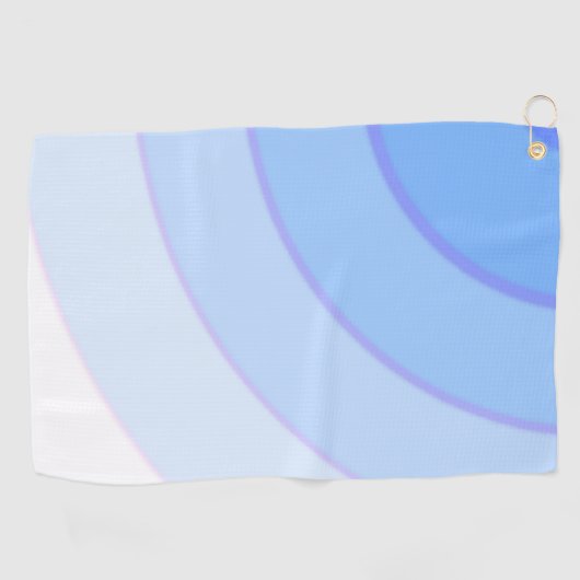 Serviette De Golf Flèches bleues (Horizontal)