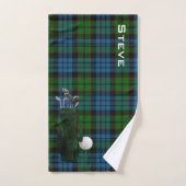 Serviette de golf Fletcher Plaid (Serviette à main)