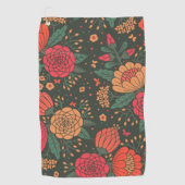 Serviette De Golf fleur (Devant)