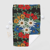Serviette De Golf Fleur alpine suisse Edelweiss (En situation)