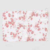 Serviette De Golf Fleur cerise 2 (Horizontal)