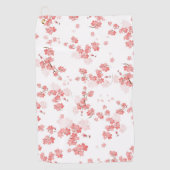 Serviette De Golf Fleur cerise 2 (Devant)