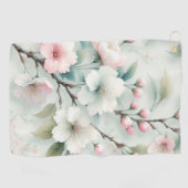 Serviette De Golf Fleur de Cerisier (Horizontal)