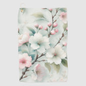 Serviette De Golf Fleur de Cerisier (Devant)