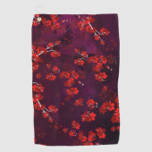 Serviette De Golf Fleur de Cerisier 3 (Devant)