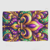 Serviette De Golf fleur de lis (Horizontal)