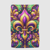 Serviette De Golf fleur de lis (Devant)