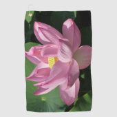 Serviette De Golf Fleur de lotus rose IV (Devant)