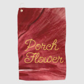 Serviette De Golf Fleur de porche / Original / (Devant)