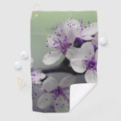 Serviette De Golf Fleur de printemps pourpre en fleurs   (En situation)