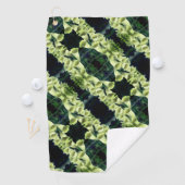 Serviette De Golf Fleur Foxglove crémeuse Motif Abstrait (En situation)