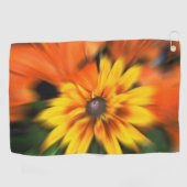 Serviette De Golf Fleur jaune mystique (Horizontal)