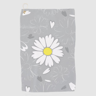 Serviette De Golf Fleur marguerite d'Eilin