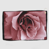 Serviette De Golf Fleur rose (Horizontal)