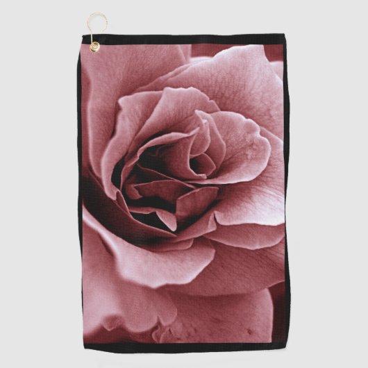 Serviette De Golf Fleur rose (Devant)