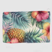 Serviette De Golf Fleur tropicale (Horizontal)