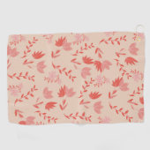 Serviette De Golf Fleurs (Horizontal)