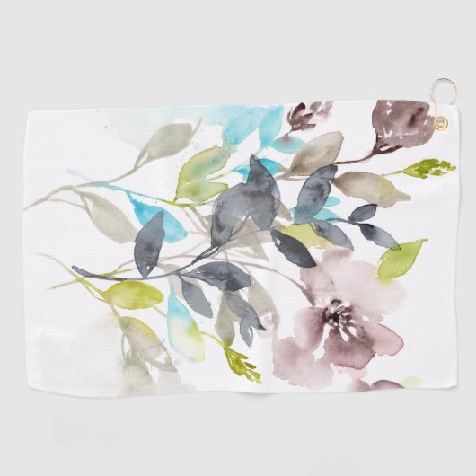 Serviette De Golf Fleurs dans le mélange (Horizontal)