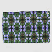Serviette De Golf Fleurs de chicorée bleu Motif (Horizontal)