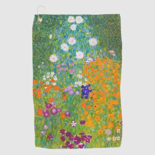 Serviette De Golf Fleurs de jardin de campagne vintage de Gustav Kli