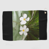 Serviette De Golf Fleurs de la Plumeria (Horizontal)