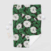 Serviette De Golf Fleurs de lune 2 (En situation)