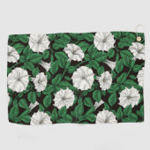 Serviette De Golf Fleurs de lune 2 (Horizontal)