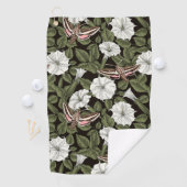 Serviette De Golf Fleurs de lune et sphinx Mois (En situation)