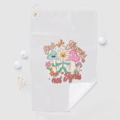 Serviette De Golf Fleurs de prélèvement, pas combats | Champignons e (En situation)