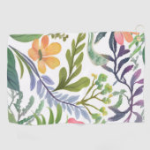 Serviette De Golf Fleurs de printemps | Champs de fleurs  (Horizontal)