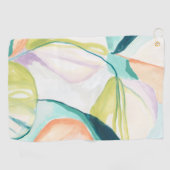 Serviette De Golf Fleurs de ventilateur IV (Horizontal)