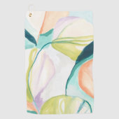 Serviette De Golf Fleurs de ventilateur IV (Devant)