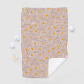 Serviette De Golf Fleurs Joyeuses Doodles (En situation)