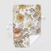 Serviette De Golf Fleurs magnifiques (En situation)
