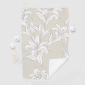 Serviette De Golf Fleurs Motif 9 (En situation)