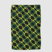 Serviette De Golf Fleurs sauvages de marguerite jaune délicat Motif  (Devant)