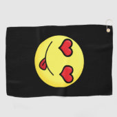 Serviette De Golf flirter emoji (Horizontal)