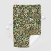 Serviette De Golf Floraison Celtique (En situation)