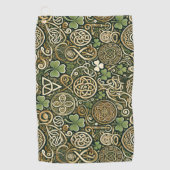 Serviette De Golf Floraison Celtique (Devant)
