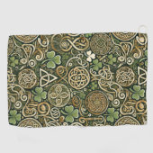 Serviette De Golf Floraison celtique (Horizontal)