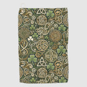 Serviette De Golf Floraison celtique (Devant)