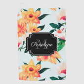 Serviette De Golf Floral vintage (Devant)